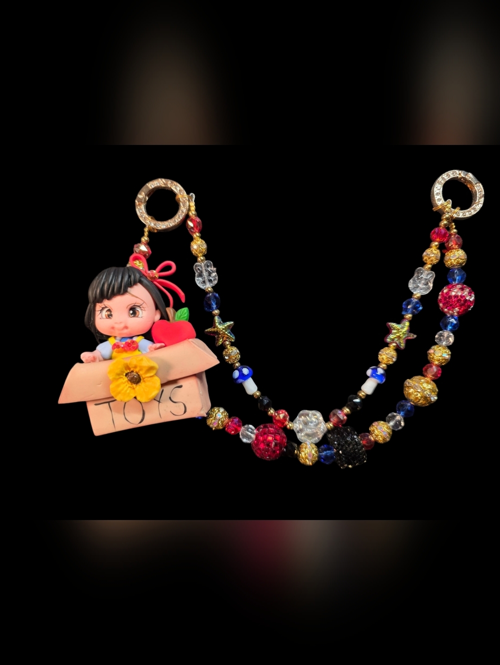 Custom Made "Lil' Princess" Snow White Luxury Bag Charm